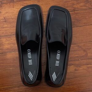 The Attico Black Square Toe Loafers – EU 41.5 (Fits US 10–10.5)